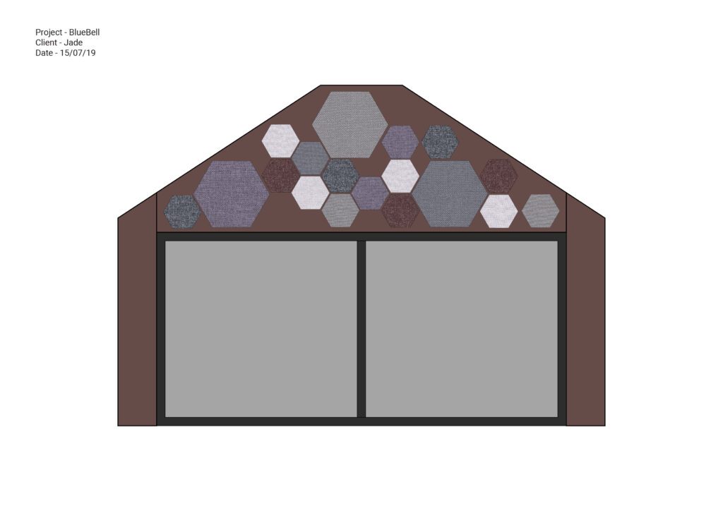 Drawing of resturaunt soundproofing