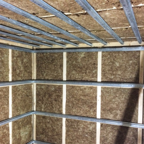 Installing soundproofing in music studio