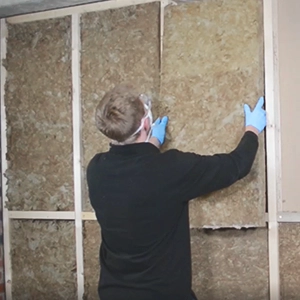 Soundproofing with insulation 