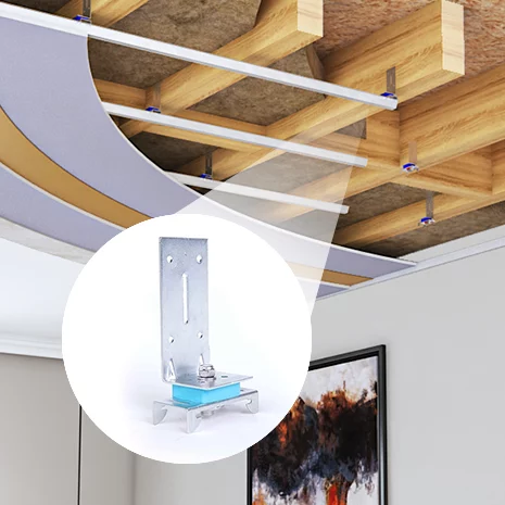 MuteClip® XP | Extended Profile Soundproofing Isolation Clip MuteClip® XP | Extended Profile Soundproofing Isolation Clip