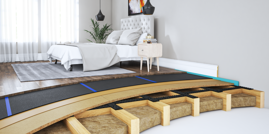 acoustic flooring for wooden subfloors