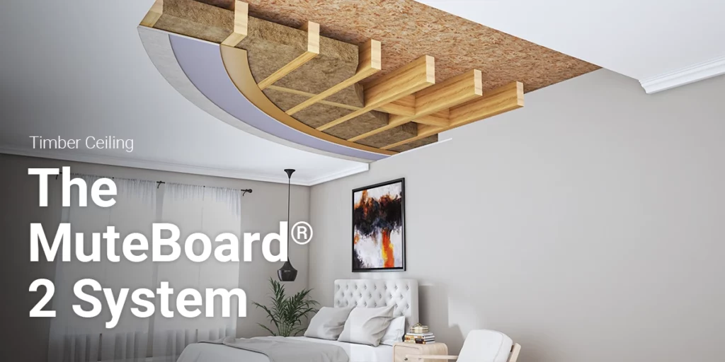 MuteBoard 2 Timber ceiling soundproofing