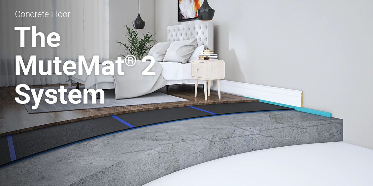 MuteMat 2 Concrete Floor Soundproofing System