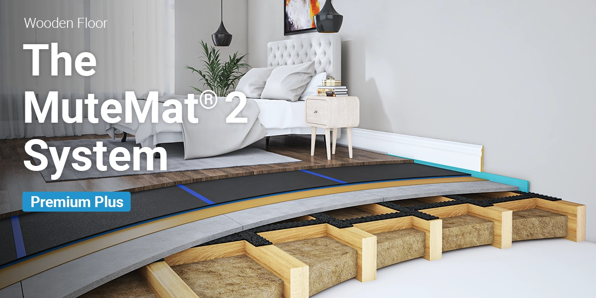 MuteMat 2 Premium Plus Wooden floor Soundproofing