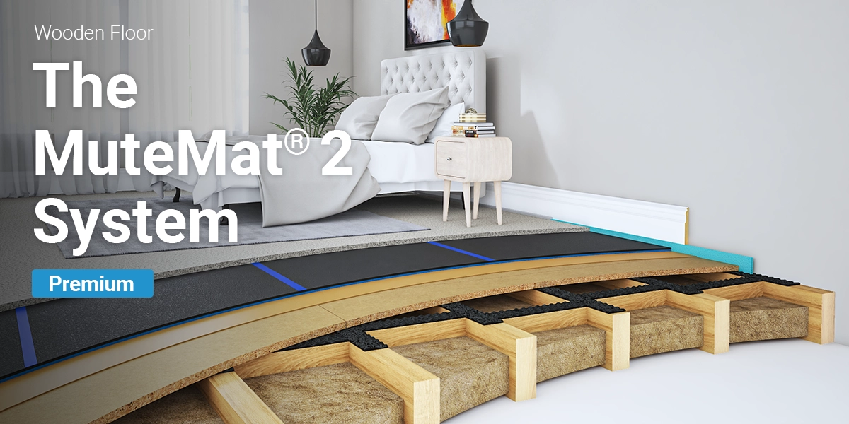 MuteMat 2 Premium Wooden floor Soundproofing