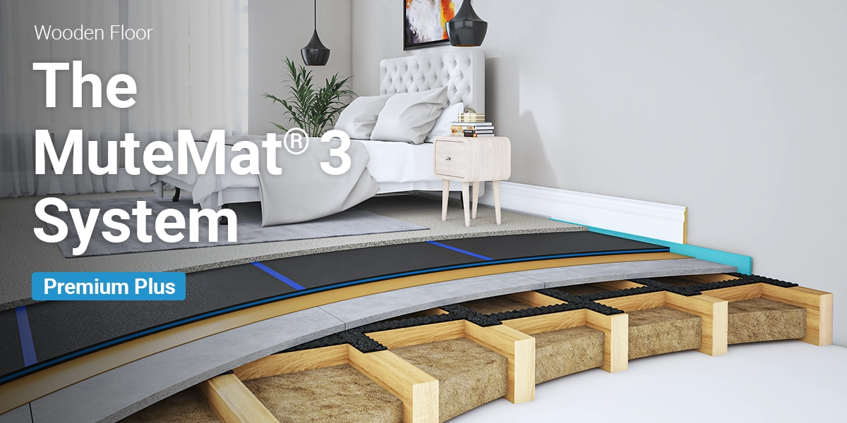 MuteMat 3 Premium Plus Wooden floor Soundproofing
