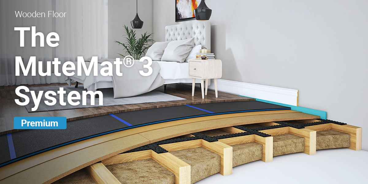 MuteMat 3 Premium Wooden floor Soundproofing