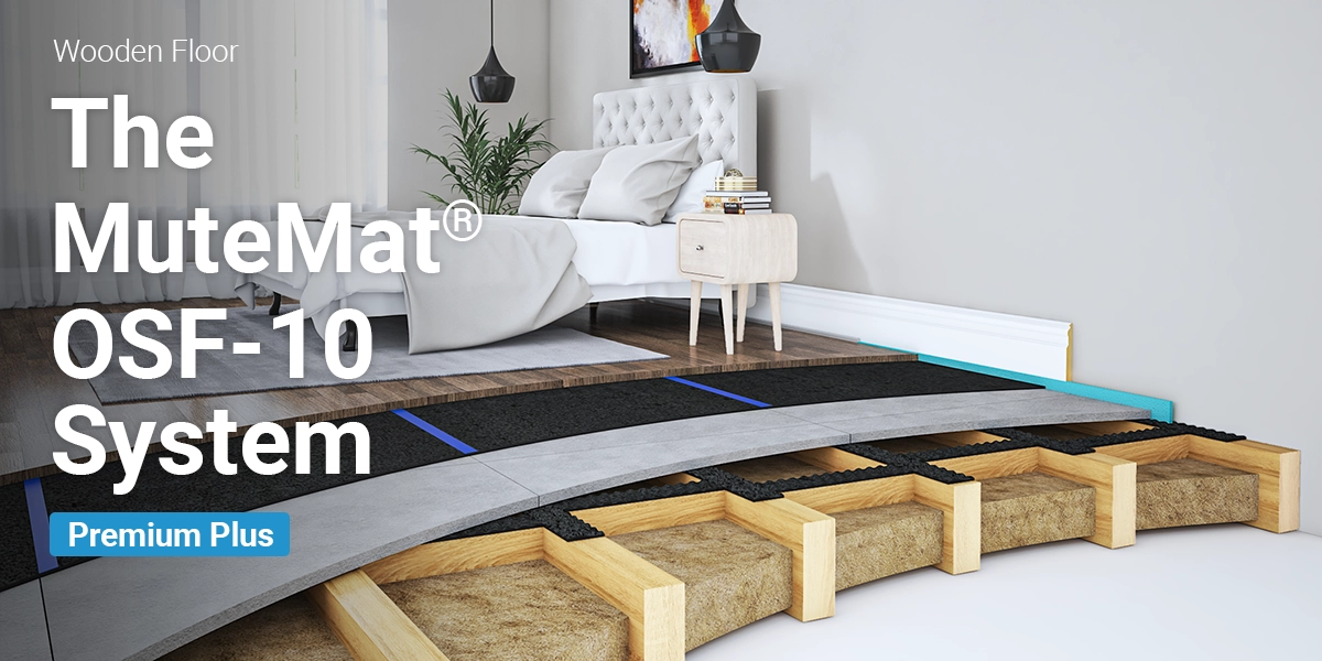 MuteMat OSF 10 Premium Pro Wooden floor Soundproofing