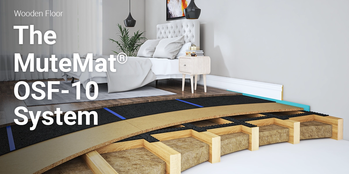 MuteMat OSF 10 Wooden floor Soundproofing