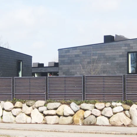 Noistop Wood Elba anthracite - Residential private DK 010 copy Acoustic fences residential