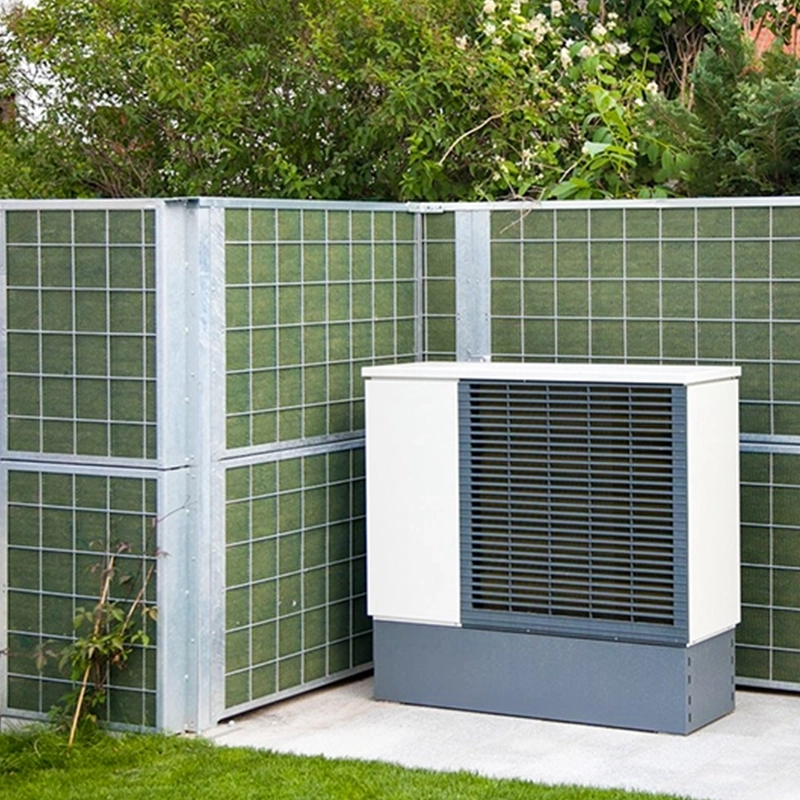 air source heat pump acoustic fence 