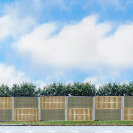Acoustic soundproofing fences