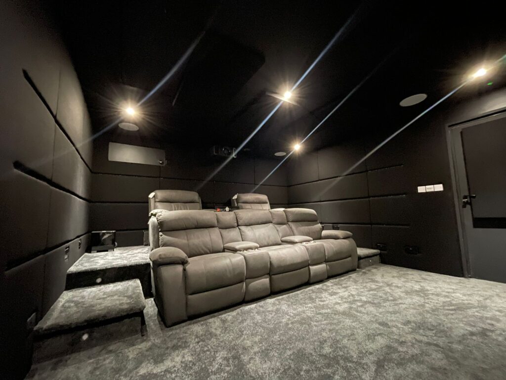 Soundproof home theatre completed