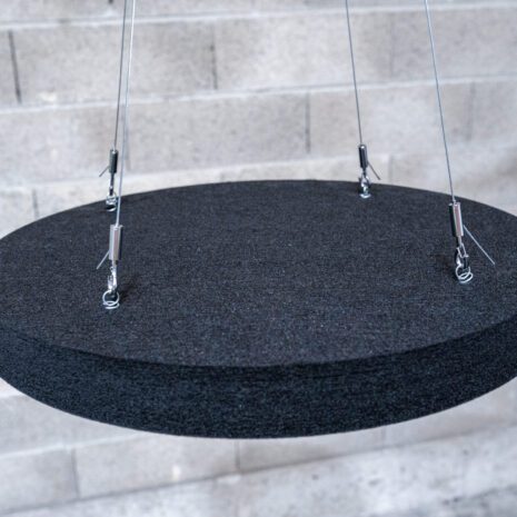 Round acoustic panel