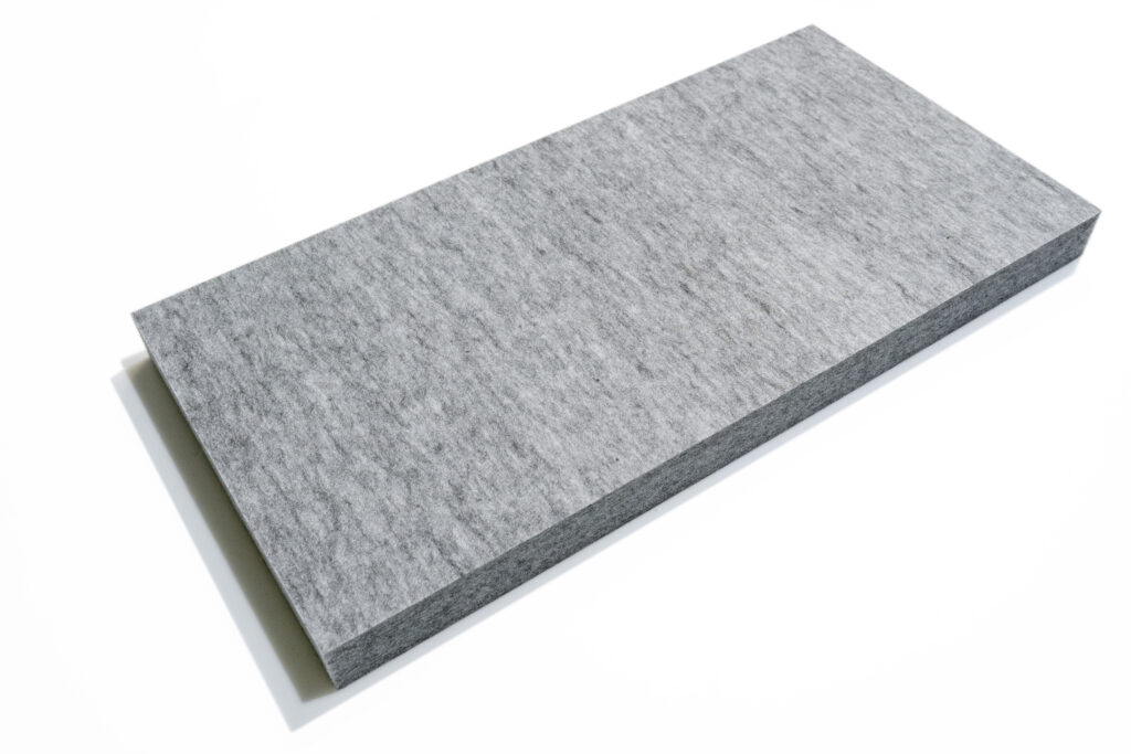 Sound absorption panel grey
