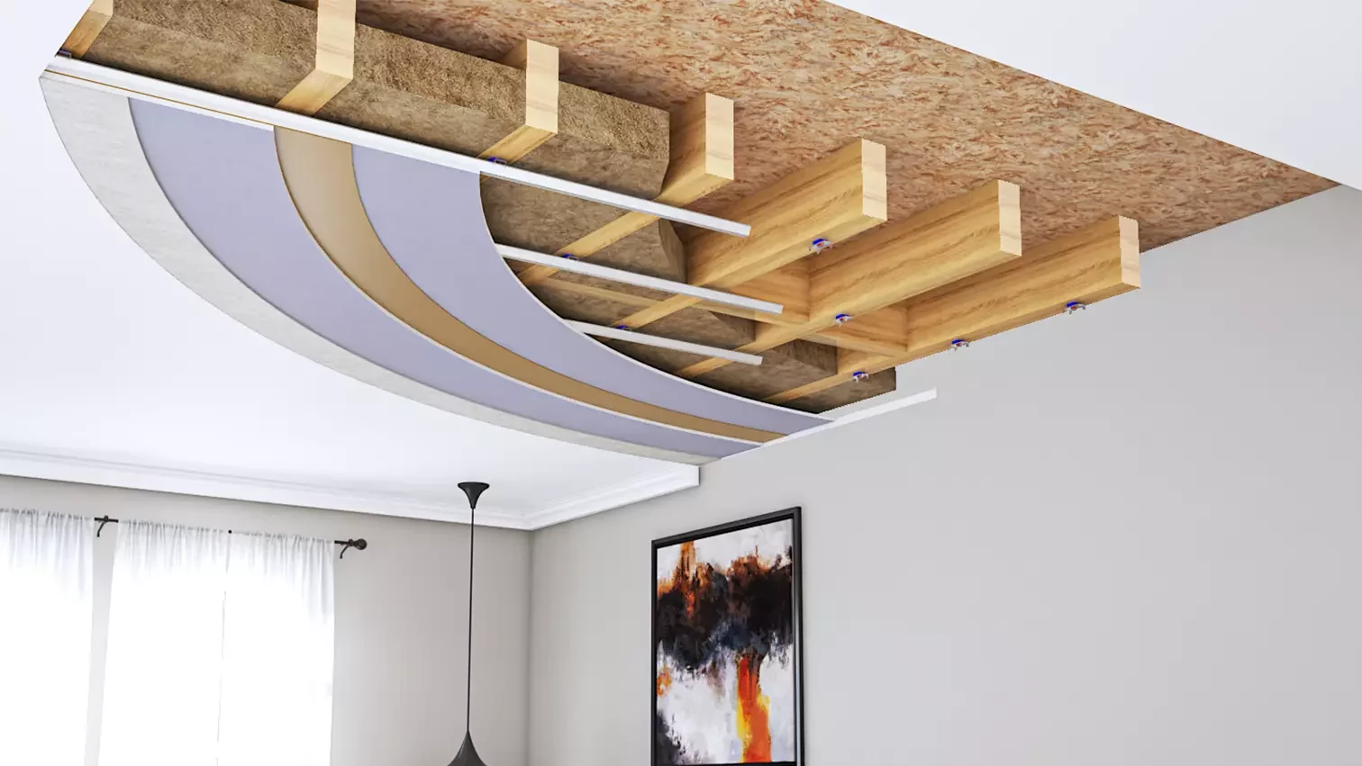 MuteClip double ceiling