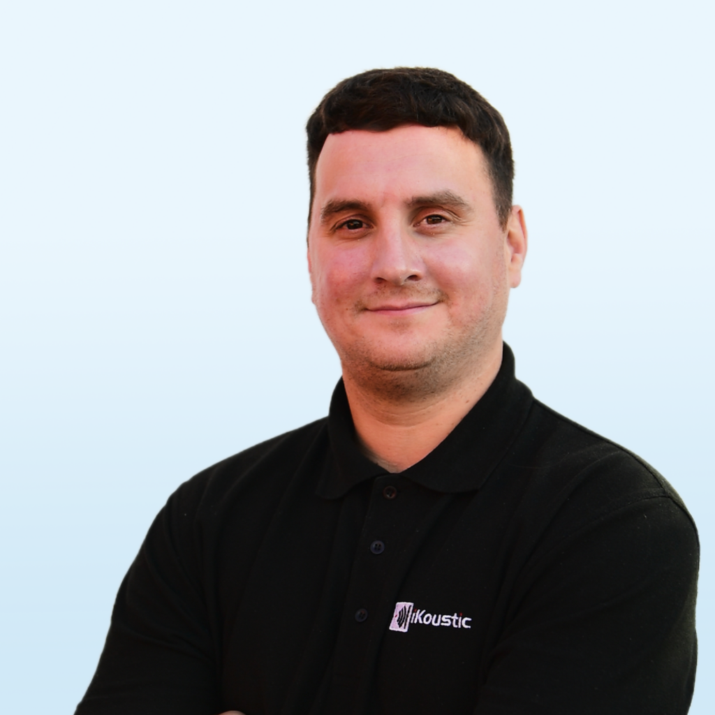 Richard Woodhouse sales and commercial manager at ikoustic